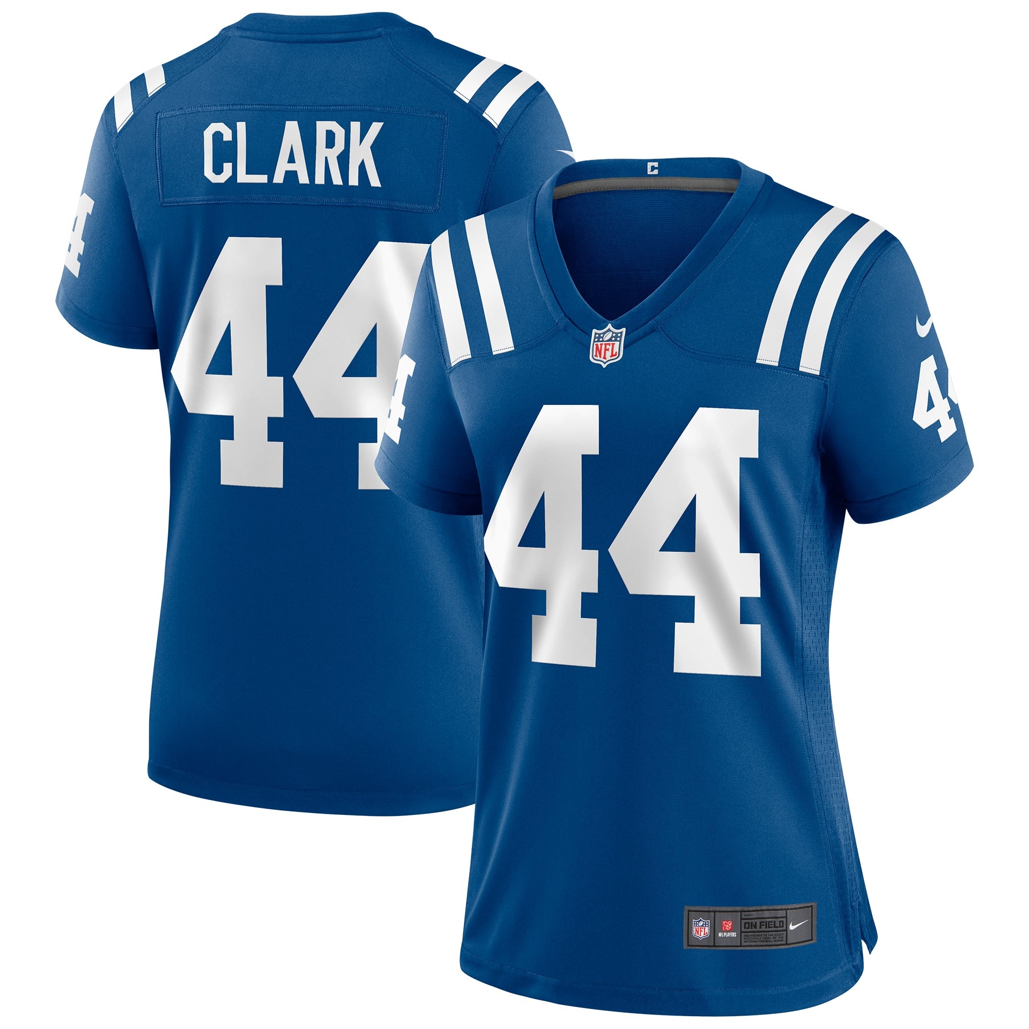 Women's Indianapolis Colts Dallas Clark Royal Game Retired Player Jersey