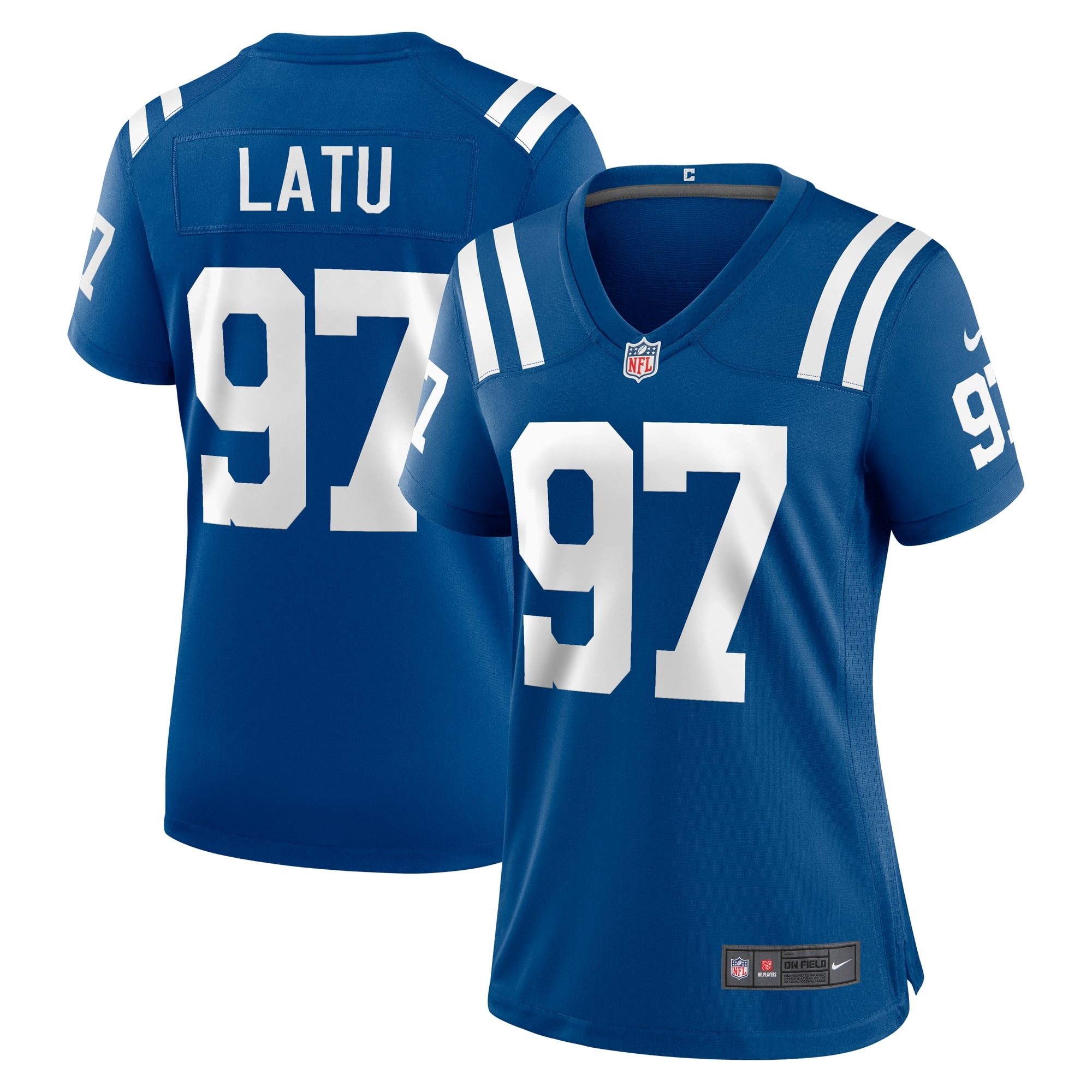 Women's Indianapolis Colts Laiatu Latu Royal Game Jersey