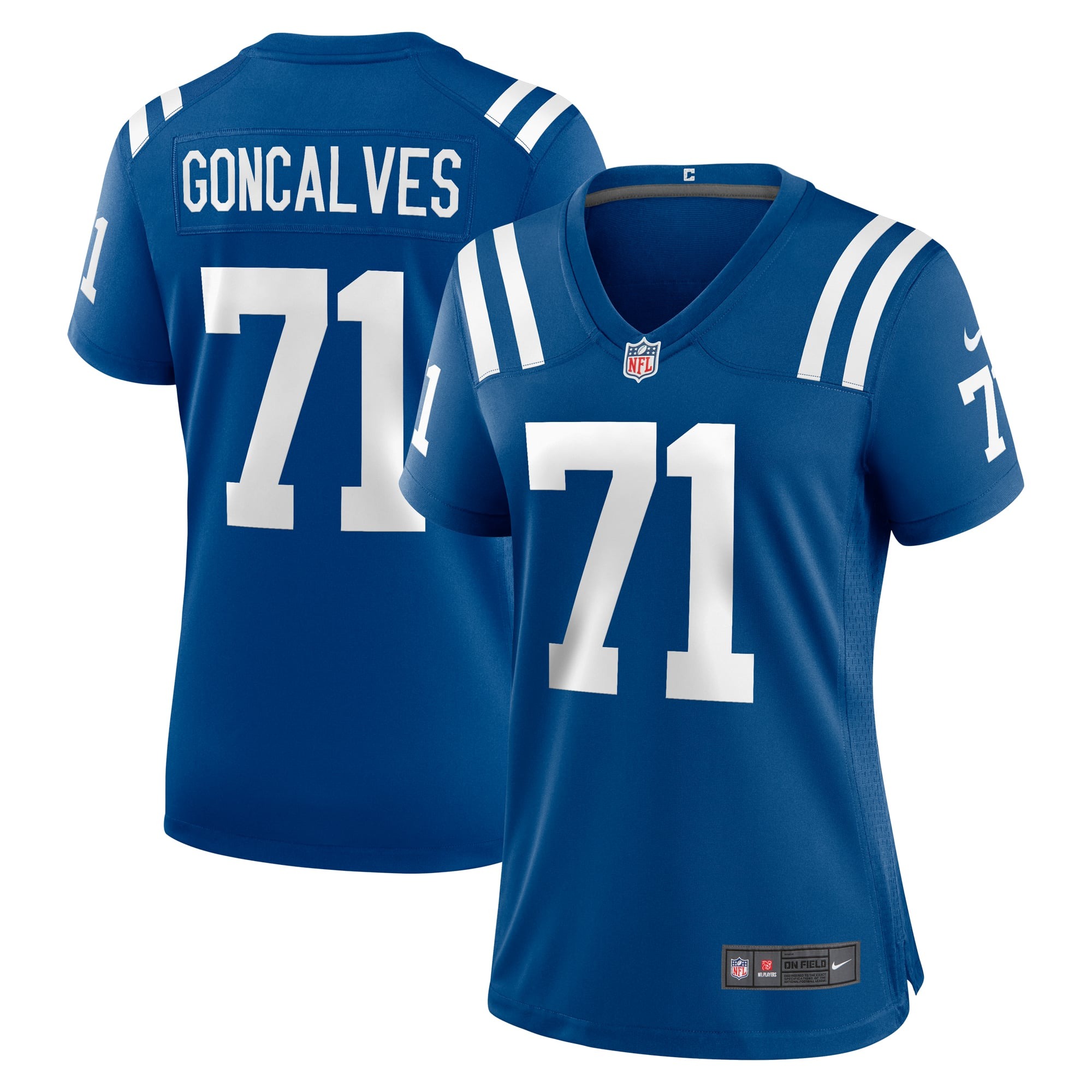 Women's Indianapolis Colts Matt Goncalves Royal Game Jersey
