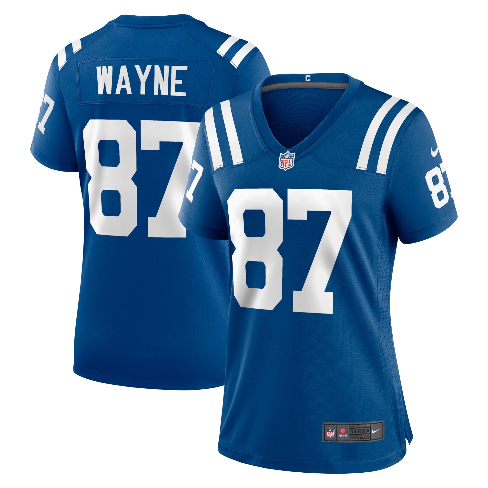 Women's Indianapolis Colts Reggie Wayne Royal Retired Player Game Jersey
