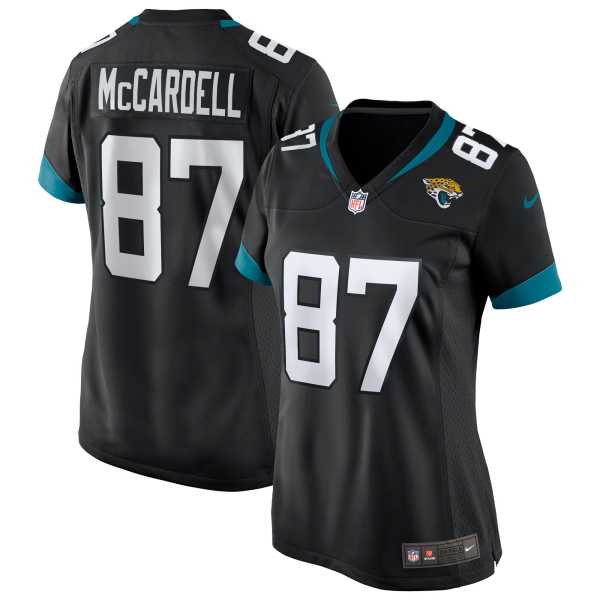 Women's Jacksonville Jaguars Keenan McCardell Black Game Retired Player Jersey