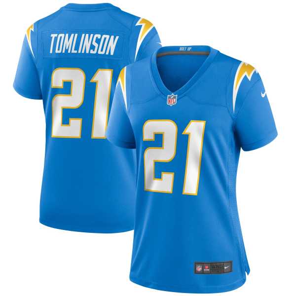 Women's Los Angeles Chargers LaDainian Tomlinson Powder Blue Game Retired Player Jersey