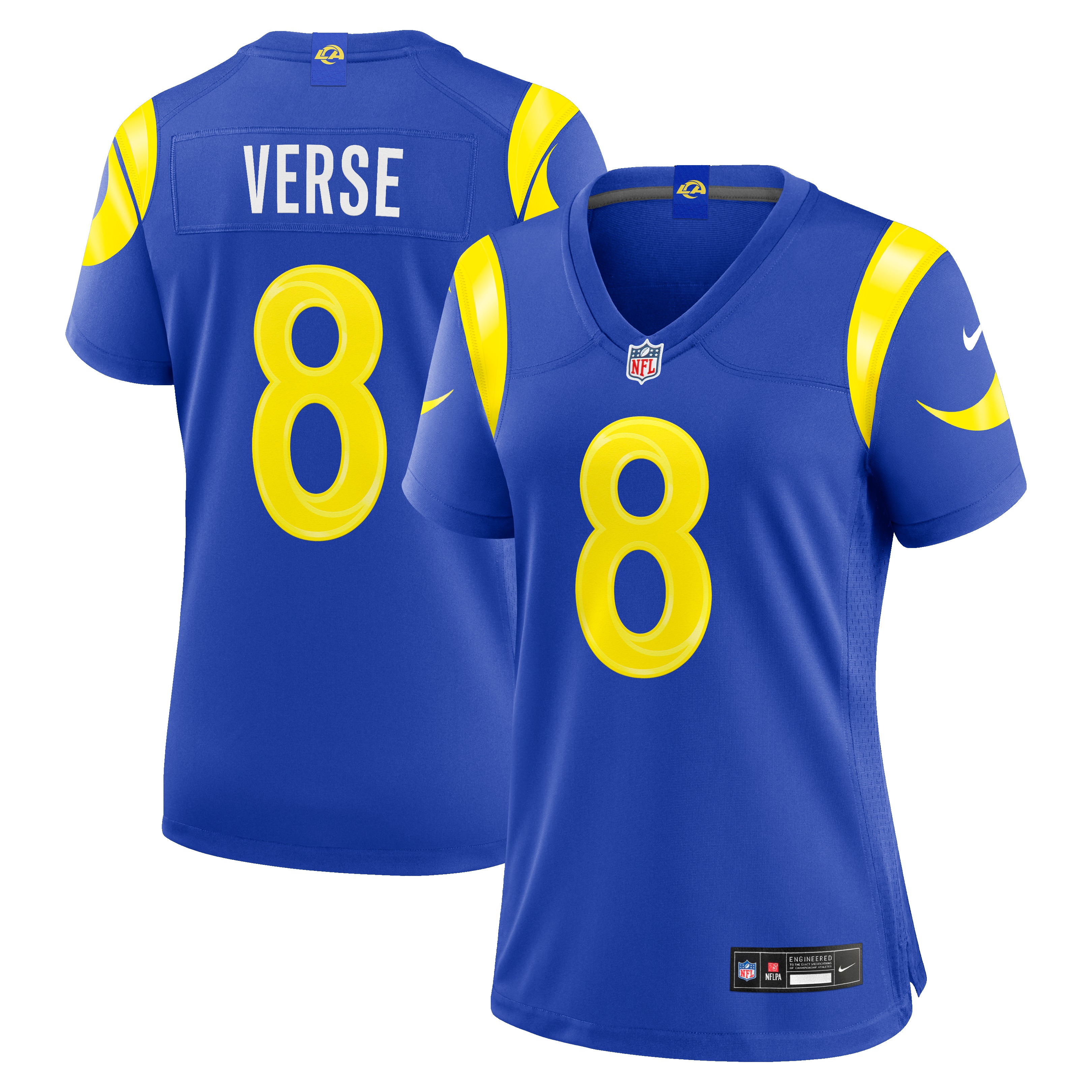 Women's Los Angeles Rams Jared Verse Royal Game Jersey