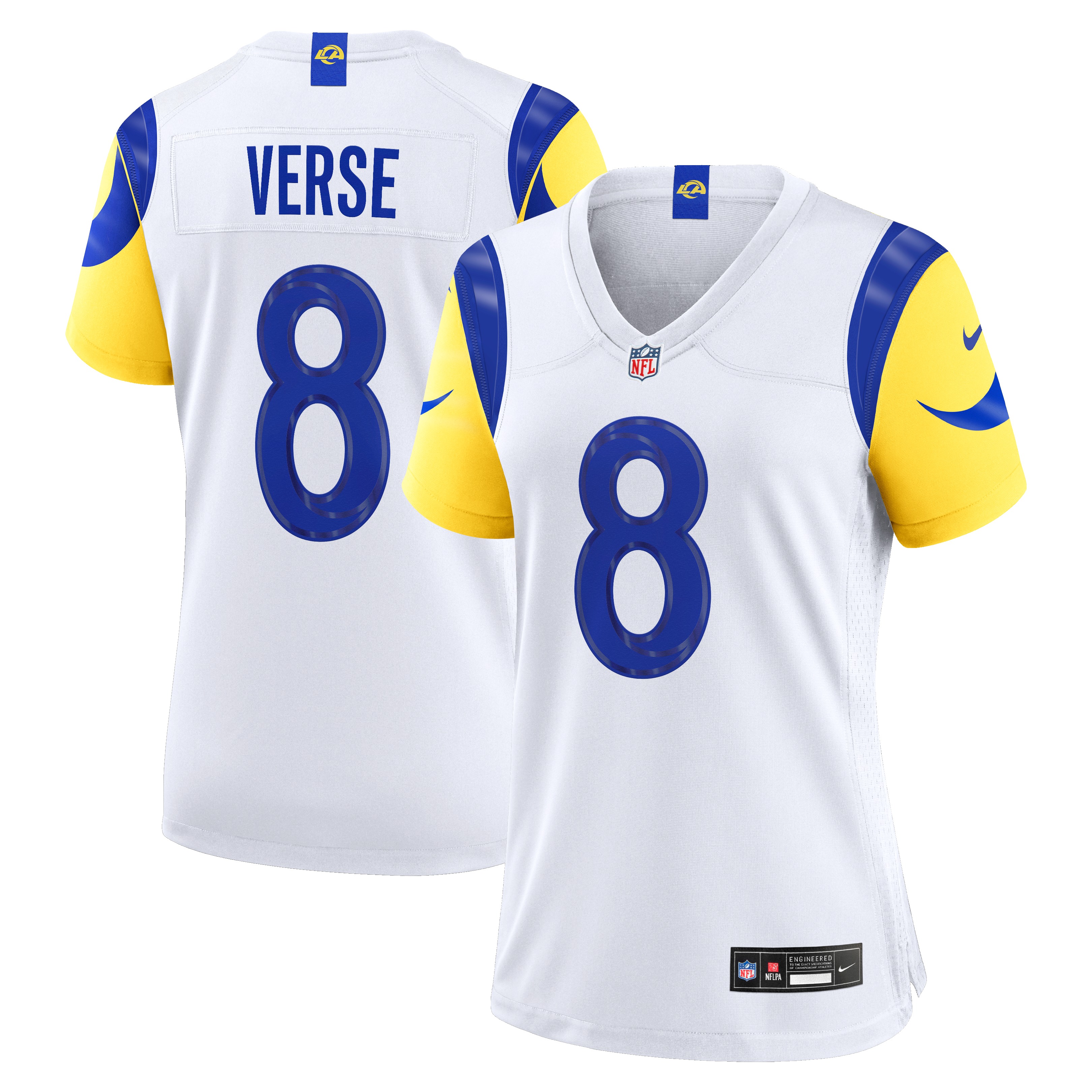 Women's Los Angeles Rams Jared Verse White Game Jersey