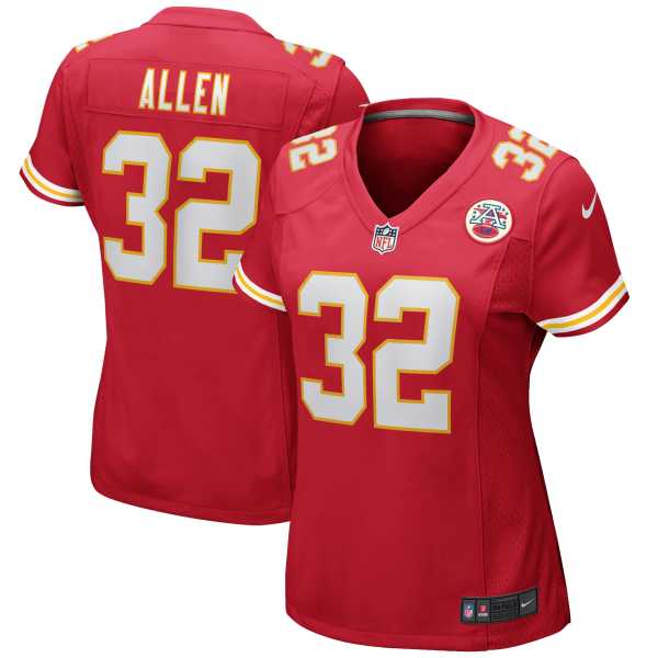 Women's Kansas City Chiefs Marcus Allen Red Game Retired Player Jersey