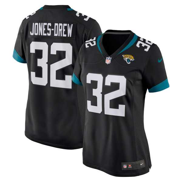 Women's Jacksonville Jaguars Maurice Jones-Drew Black Game Retired Player Jersey