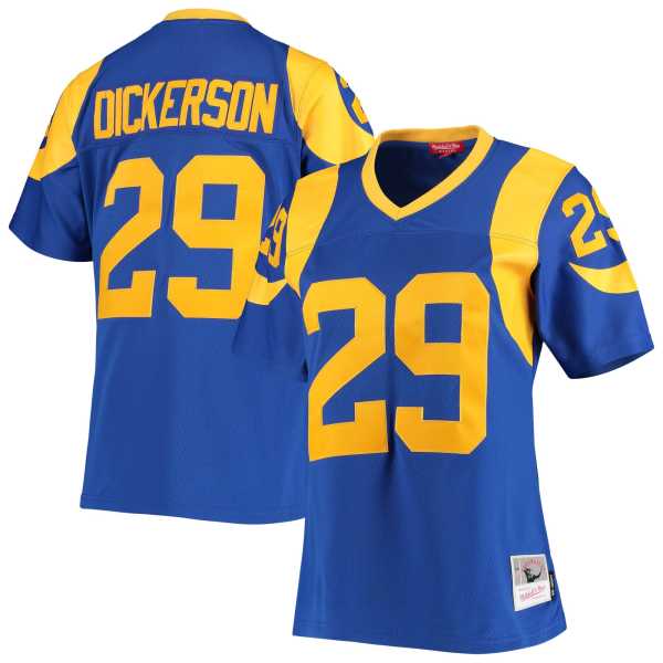 Women's Los Angeles Rams Eric Dickerson Royal Legacy Replica Team Jersey