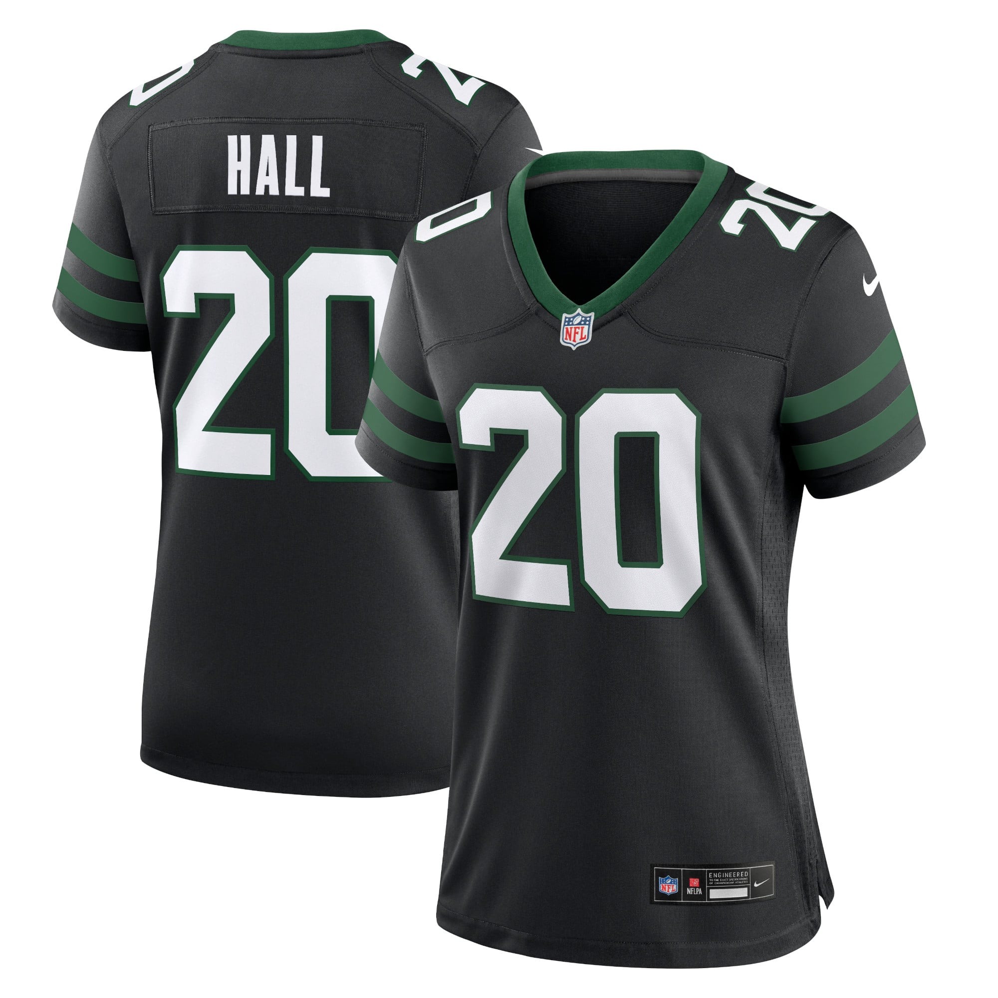 Women's New York Jets Breece Hall Legacy Black Alternate Game Jersey