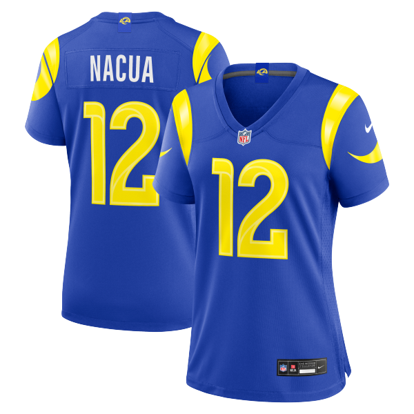 Women's Los Angeles Rams Puka Nacua Royal Game Jersey
