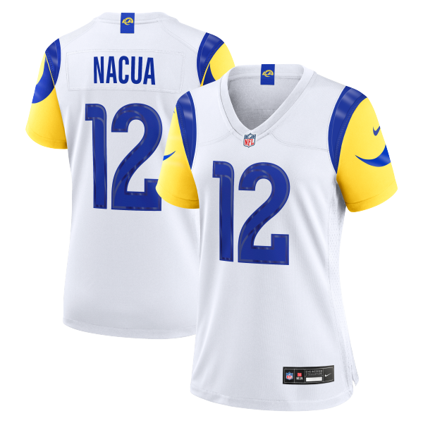 Women's Los Angeles Rams Puka Nacua White Game Jersey