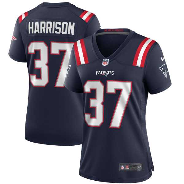 Women's New England Patriots Rodney Harrison Navy Game Retired Player Jersey