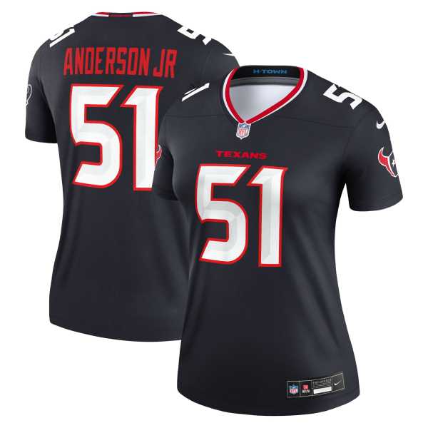Women's Houston Texans Will Anderson Jr. Navy Legend Player Performance Top