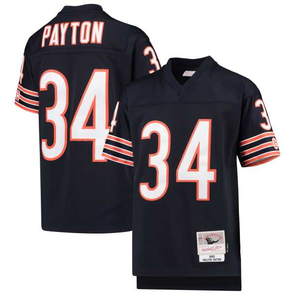 Youth Chicago Bears Walter Payton Navy 1985 Legacy Retired Player Jersey