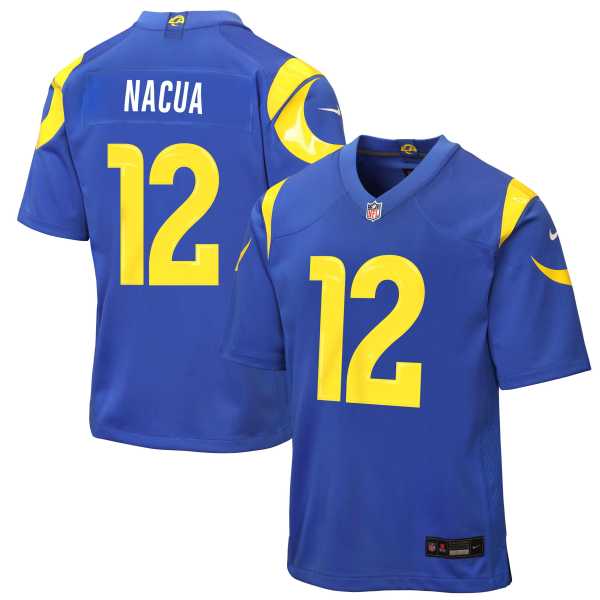 Youth Los Angeles Rams Puka Nacua Royal Game Jersey