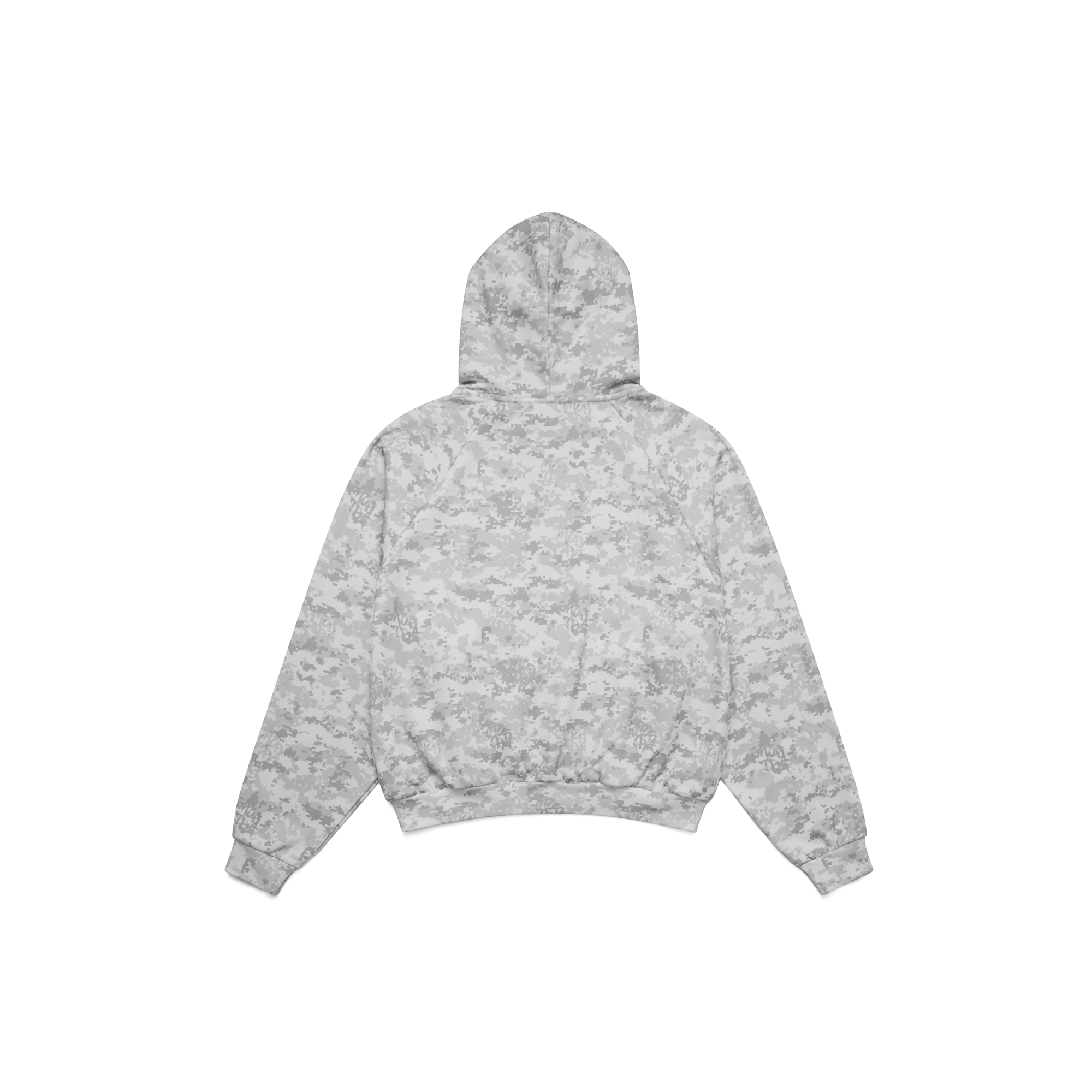 Glitch Hood (Light Grey) image 2