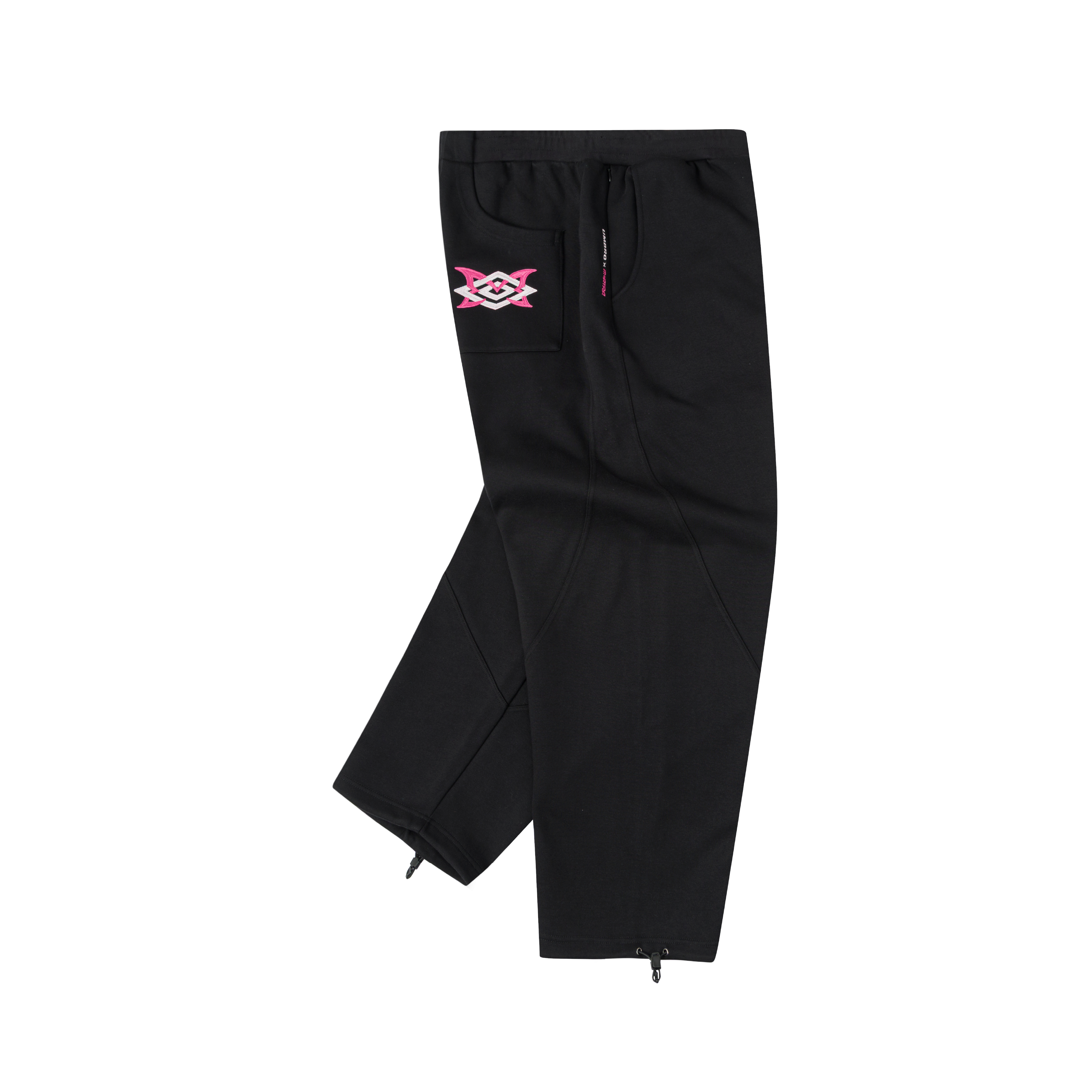 Warm Up Two-Piece Set (Black/Pink)