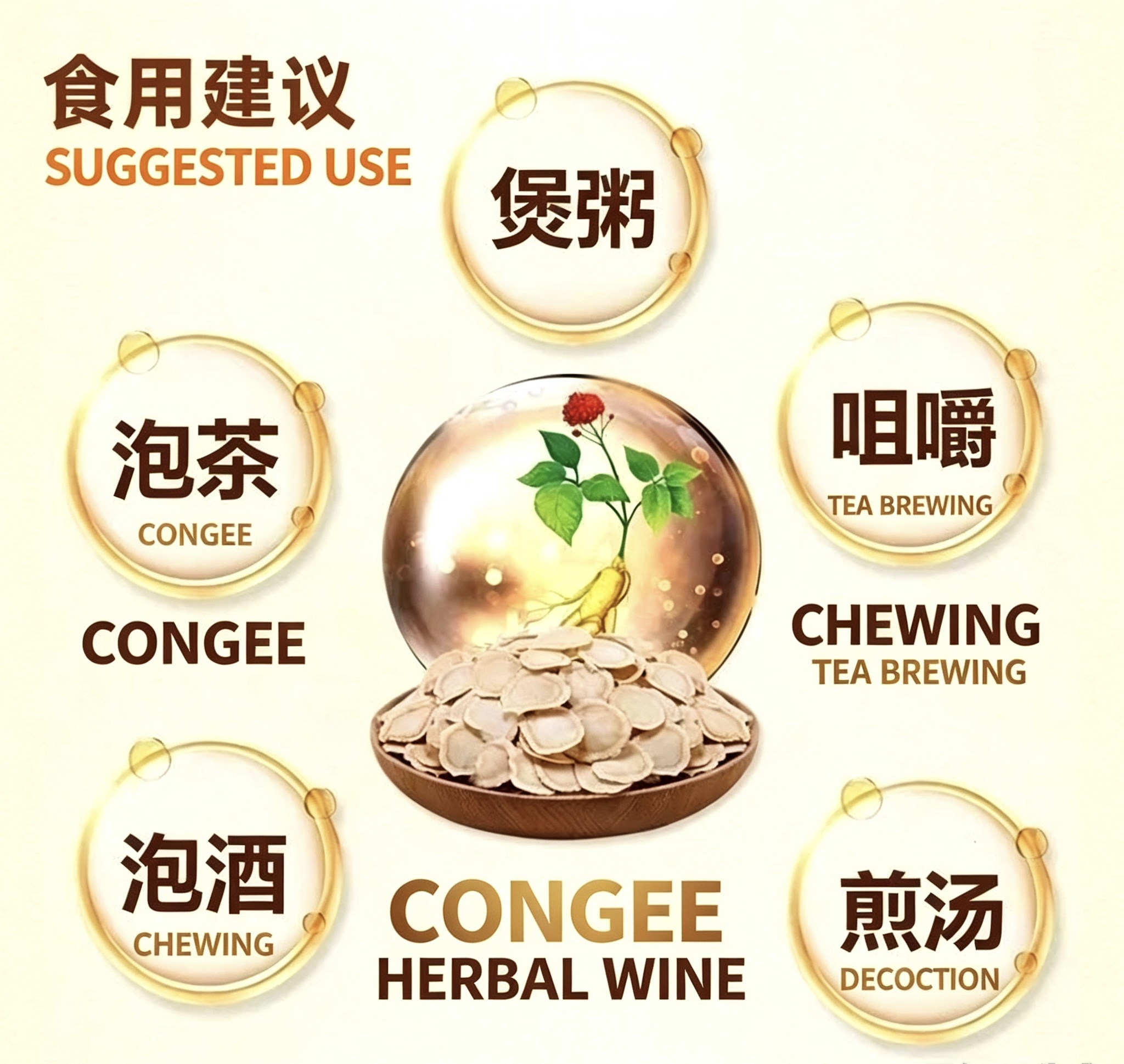 Premium American Ginseng Slices | Changbai Mountain Origin｜長白山原產西洋參薄片