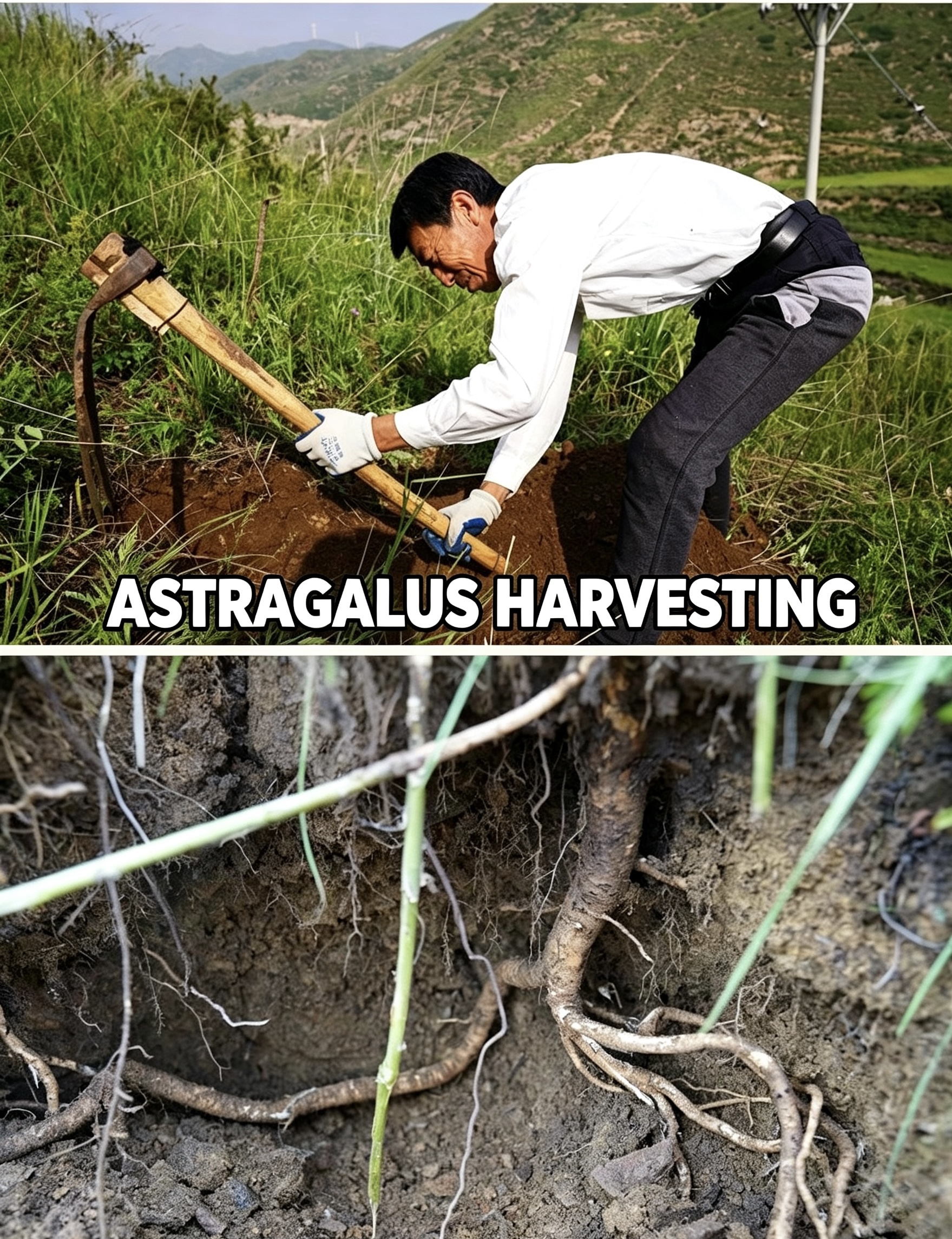 Changbai Mountain Wild‑Type Astragalus Root Slices | 长白山野生黄芪切片