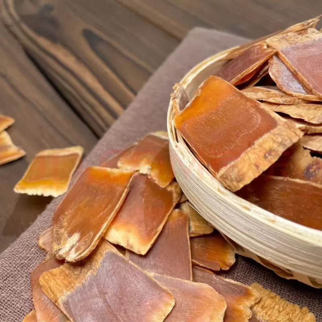 20‑Year‑Old Changbai Mountain Korean Ginseng Square‑Cut Slices, Triple‑Steamed and Triple‑Sun‑Dried 20年長白山高麗參方片，三蒸三曬