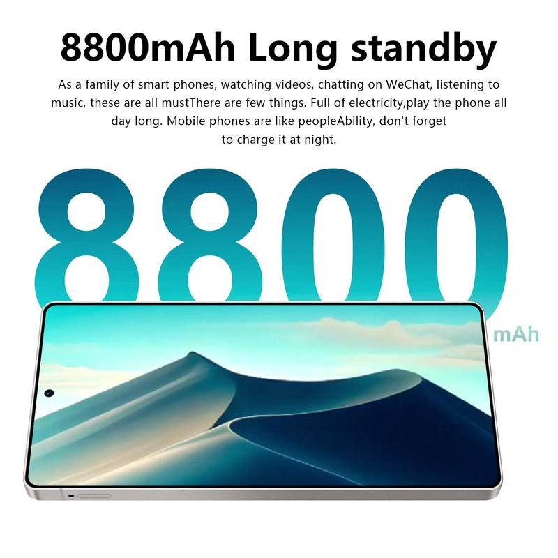 S26 Ultra Estilo Smartphone 7.3" 12GB RAM 256GB 5G Cámara 108MP Batería 8800mAh Desbloqueo Facial Experiencia Ultra Celular Pareja con Pantalla Full HD y Procesador 12Core