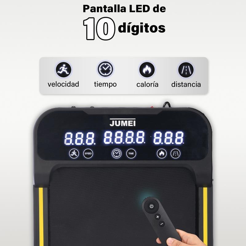 Caminadora Eléctrica Jumei 2HP con Inclinación, Velocidad 1‑10 Km/h, Carga Máxima 120 Kg
