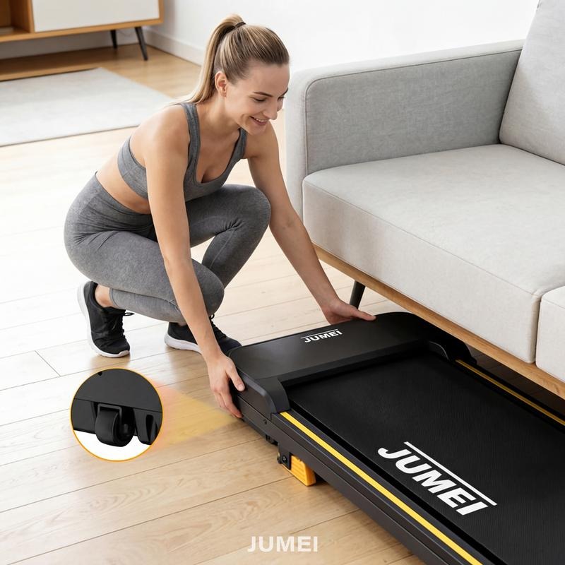 Caminadora Eléctrica Jumei 2HP con Inclinación, Velocidad 1‑10 Km/h, Carga Máxima 120 Kg