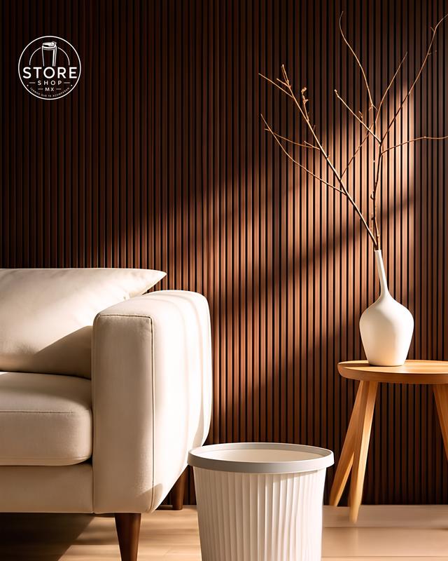 20 pz Lambrin 3D, Material PVC y Grano de Madera, 1mx17cm, Facil Instalacion, Panel Decorativo Para Pared, Grano de Madera, Lambrin Decorativo, Mejoras del Hogar, Decoracion Habitacion, Sala de Estar, Cocina