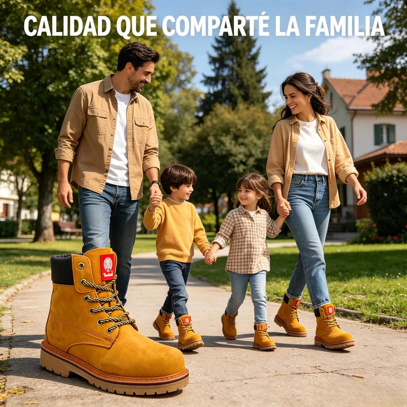 Botas Camperas Amarillas Estilo Resistente al Agua para Hombre y Mujer Suela Antideslizante para Trabajo y Senderismo Moda Urbana