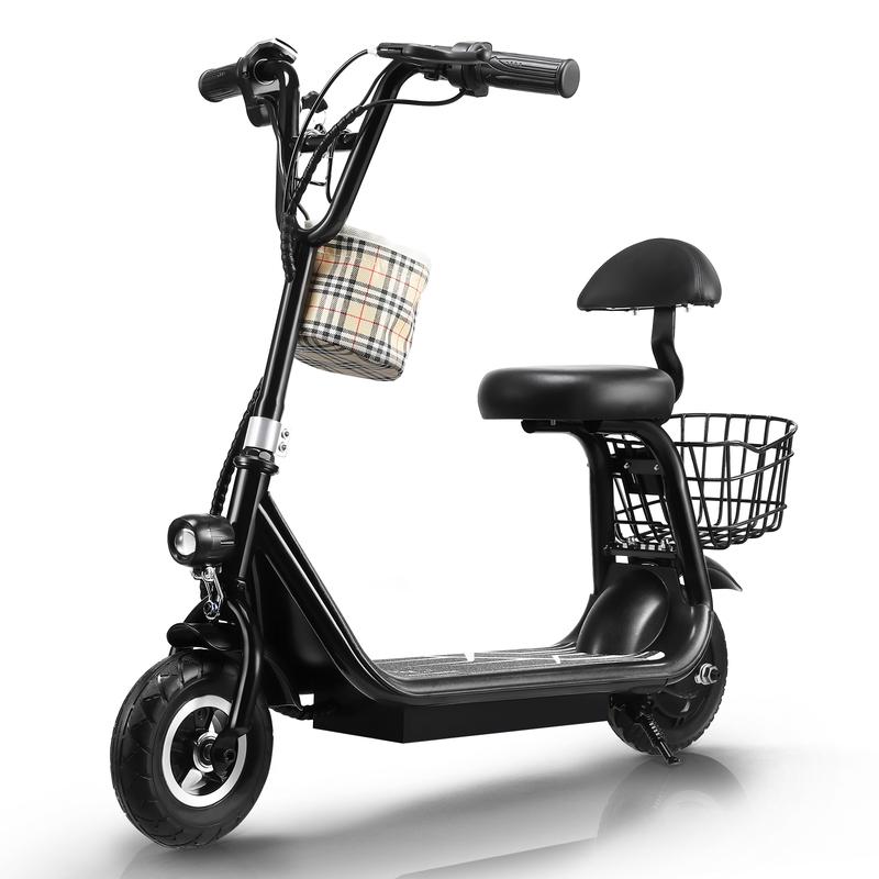 HONEY WHALE JL005 Scooter Eléctrico Infantil 18KM/H-350W-10KM-3.6AH-(MAX)Velocidad-Potencia-Autonomía-Capacidad de la Batería, Patin Eléctrico para Niños y Niñas con Asiento, Altavoz Bluetooth HONEYWHALE