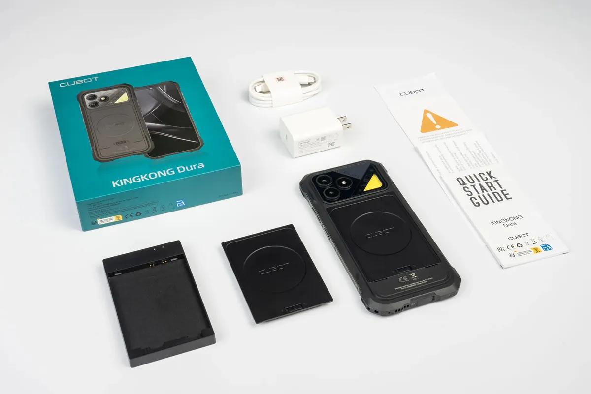 Cubot Kingkong Dura Robusto Dual Sim 256 Gb Negro 12 Gb Ram (ampliable Hasta 32 Gb) 2 Baterías Extraíbles de 5000 mAh + Cargador de Baterías Android 16