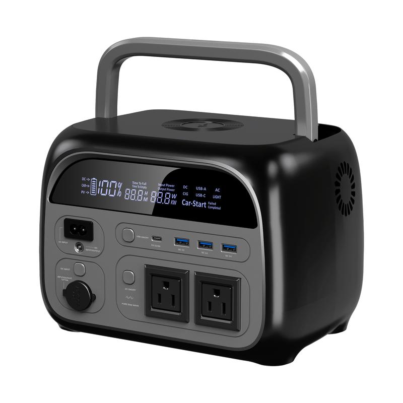 CTOLITY AP400 Generador Solar Portátil 346Wh 500W Batería LiFePO4 150W Carga Rápida Inalámbrica 4000+ Ciclos UPS Instantáneo para Cortes de Luz Emergencias Respaldo de Energía Camping Viajes Hogar Exterior Generador Eléctrico Portátil Batería de Respaldo