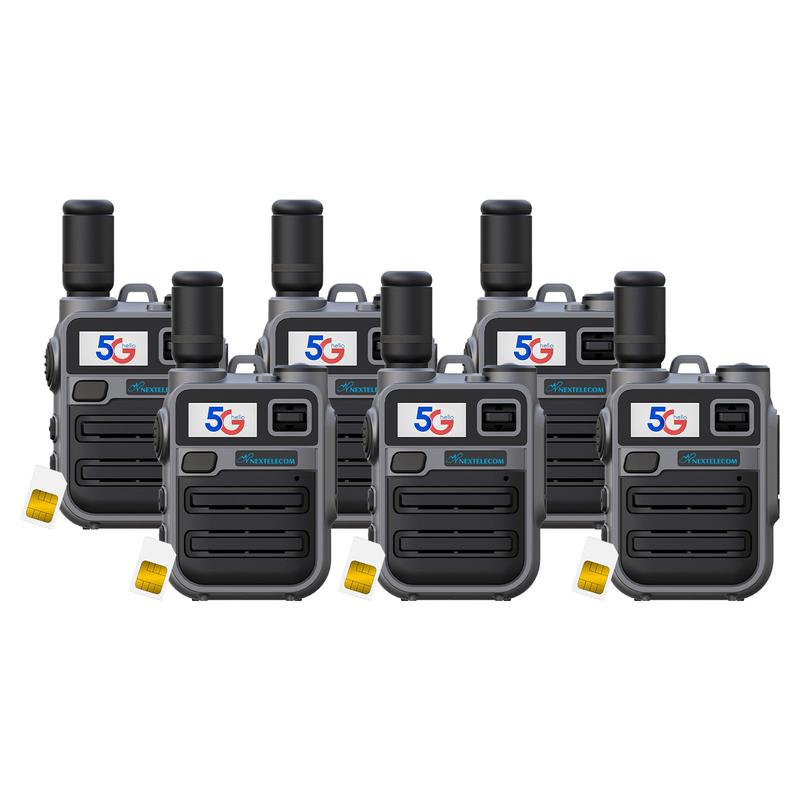 Walkie-talkies K28  5G POC, alcance ilimitado, Radio de red pública, sin cuotas SIM de por vida，radio portátil bidireccional, comunicación bidireccional para adultos, pulsar para hablar (PTT), batería recargable de larga duración, carcasa metálica resiste