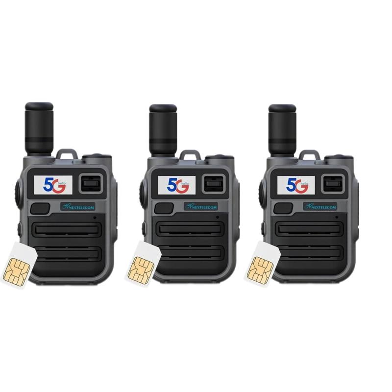 Walkie-talkies K28  5G POC, alcance ilimitado, Radio de red pública, sin cuotas SIM de por vida，radio portátil bidireccional, comunicación bidireccional para adultos, pulsar para hablar (PTT), batería recargable de larga duración, carcasa metálica resiste