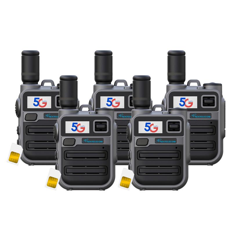 Walkie-talkies K28  5G POC, alcance ilimitado, Radio de red pública, sin cuotas SIM de por vida，radio portátil bidireccional, comunicación bidireccional para adultos, pulsar para hablar (PTT), batería recargable de larga duración, carcasa metálica resiste