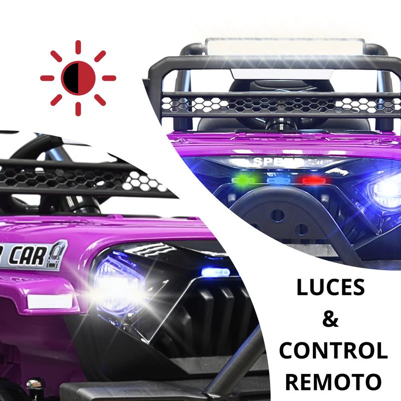 Camioneta Montable Eléctrica para Niños Control Remoto 12v
