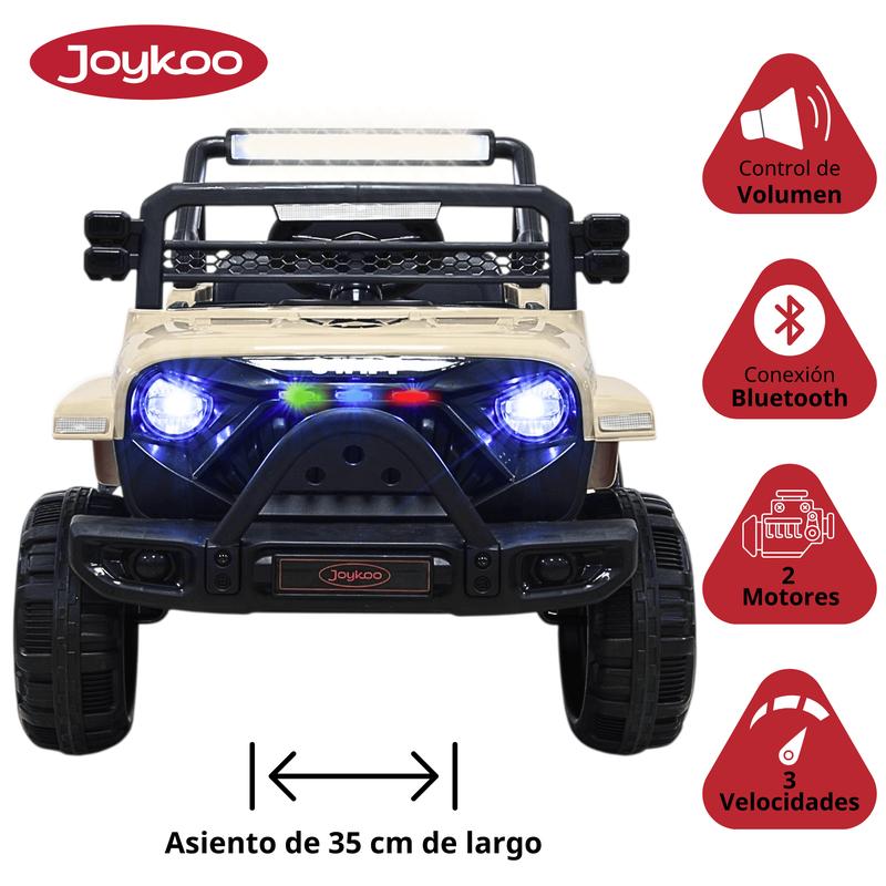 Camioneta Montable Eléctrica para Niños Control Remoto 12v