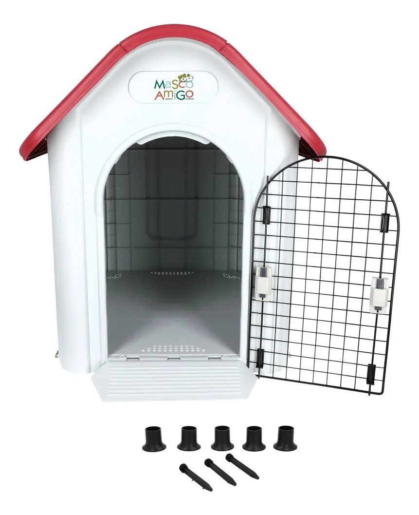 Casa Para Perro Razas Grandes Con Puerta Térmica Mascoamigo