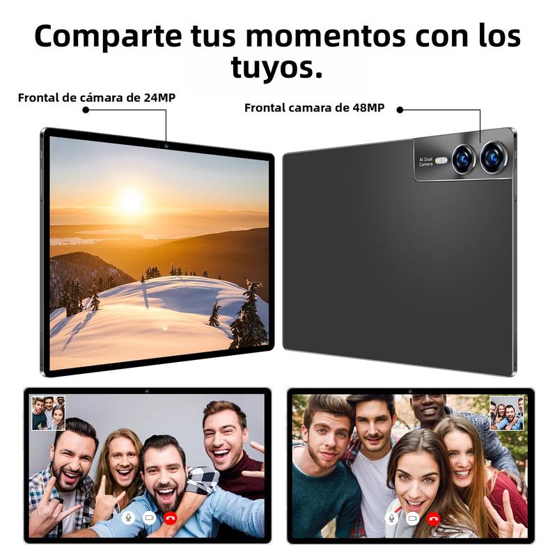 Galaxy Tableta S12 Nuevo Galaxy Modelo 2026 de 11.6 Pulgadas [16 GB + 1 TB] | Pantalla OLED Color Real 120 Hz, Tecnología Similar a PCI | Ultra Delgada | Alta Definición | Ideal para Oficina y Entretenimiento | Wi-Fi y Bluetooth con Cámara