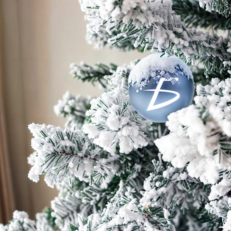 Árbol de Navidad Artificial Verde Nevado con Base Metálica 1.50m, 1.80m y 2.10m