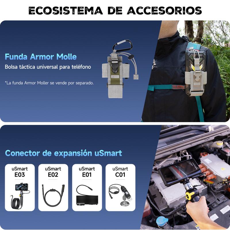 Celular con proyector integrado: Ulefone Armor 34 Pro convierte cualquier pared en cine. Ideal para ver películas en campamentos, presentar en obras o reuniones familiares.