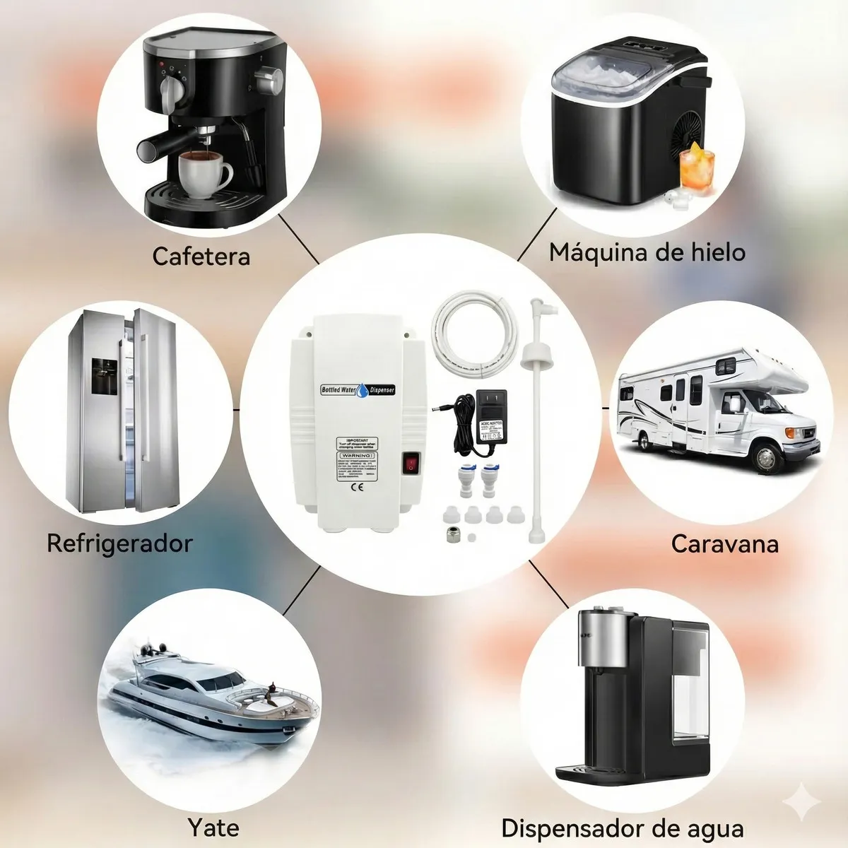 Bomba Enfriadora De Agua Para Máquinas De Hielo Y Cafetera