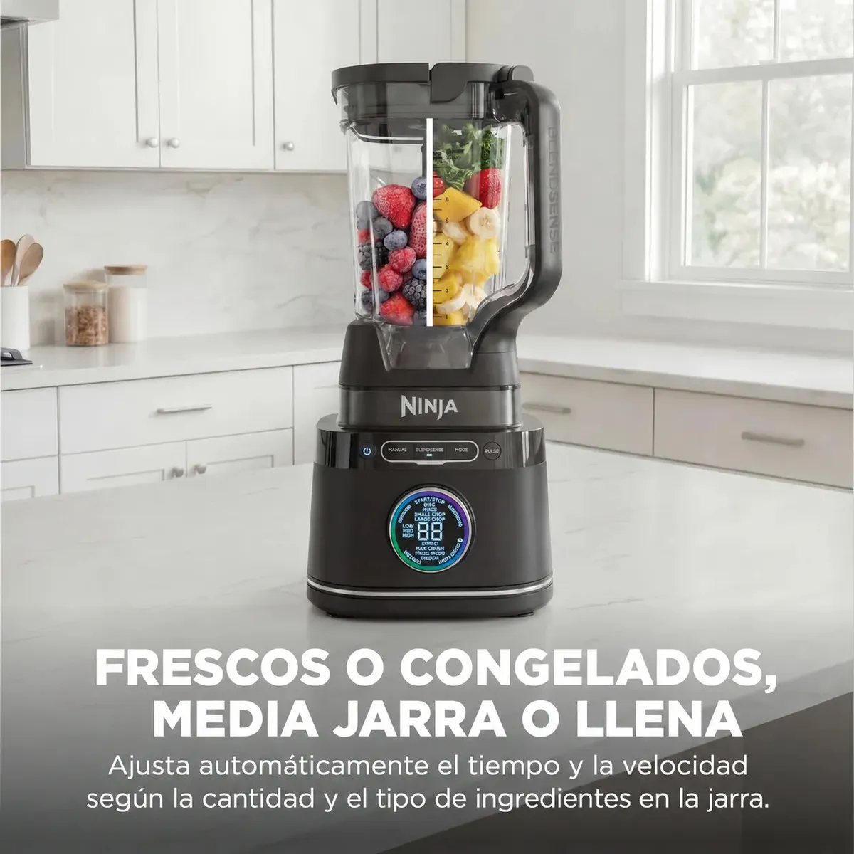 Sistema de Cocina Ninja® Detect™ Power Blender + Procesador Pro con BlendSense™, Vaso de 2.1 L, 1800 W