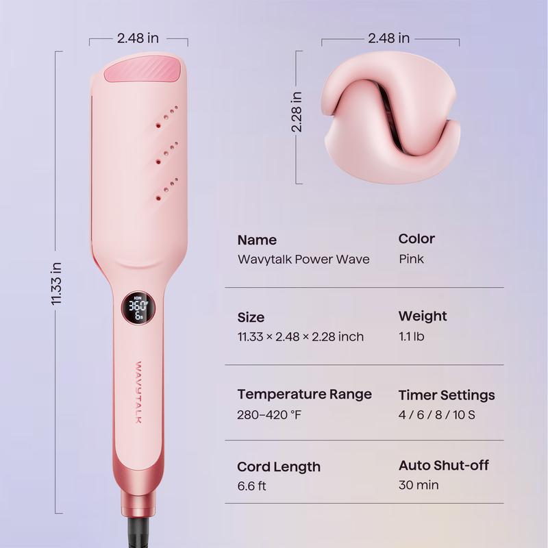 Wavytalk Steamline Pro Cepillo Alisador con Vapor 3 en 1