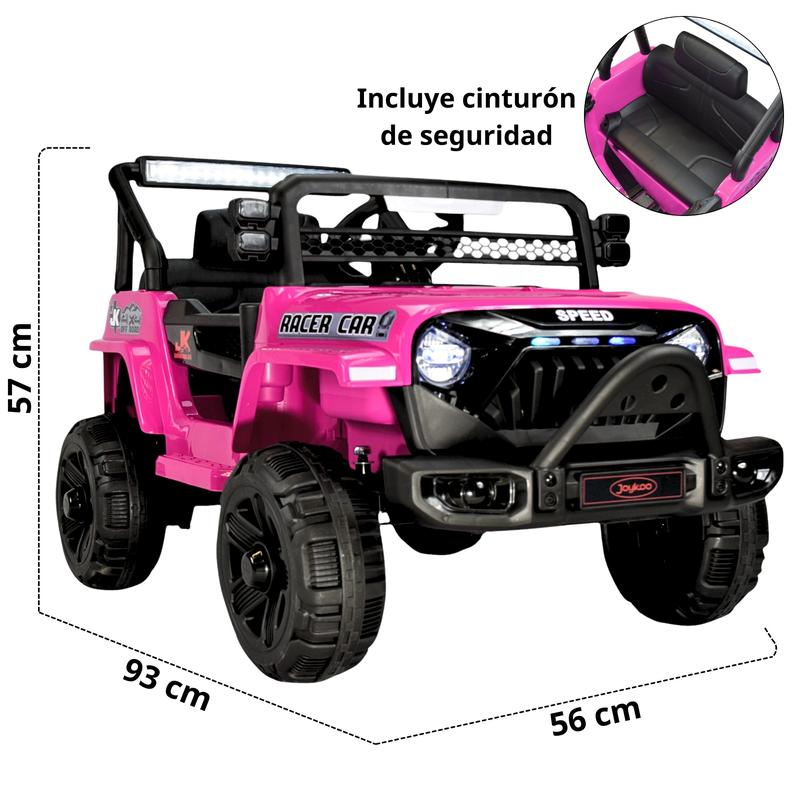 Camioneta Montable Eléctrica para Niños Control Remoto 12v