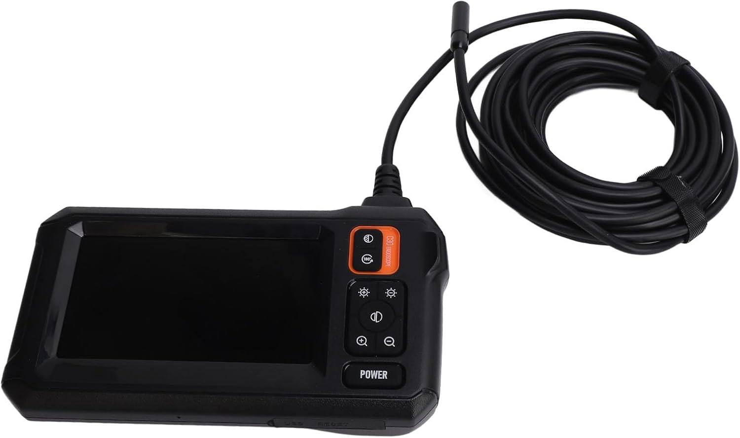 Cámara de inspección, endoscopio industrial IP67, cámara de inspección de tuberías con lente de 8 mm y pantalla de 4,3 pulgadas, boroscopio industrial con cable de 5 metros.