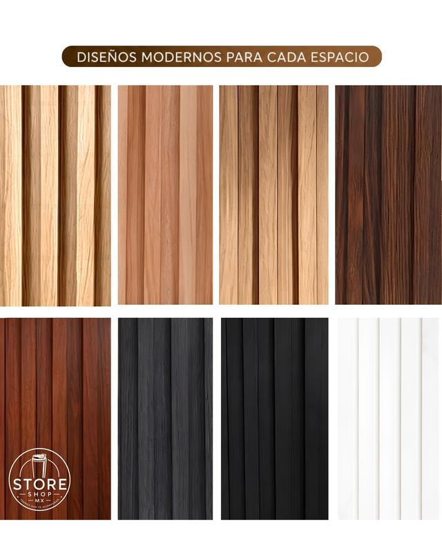 20 pz Lambrin 3D, Material PVC y Grano de Madera, 1mx17cm, Facil Instalacion, Panel Decorativo Para Pared, Grano de Madera, Lambrin Decorativo, Mejoras del Hogar, Decoracion Habitacion, Sala de Estar, Cocina