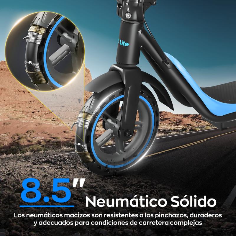 scooter electrico HONEY WHALE M1 LITE 500W 25km/h， 16km autonomia，5.2AH capacidad de bateria，patin electrico con plegable y ligero