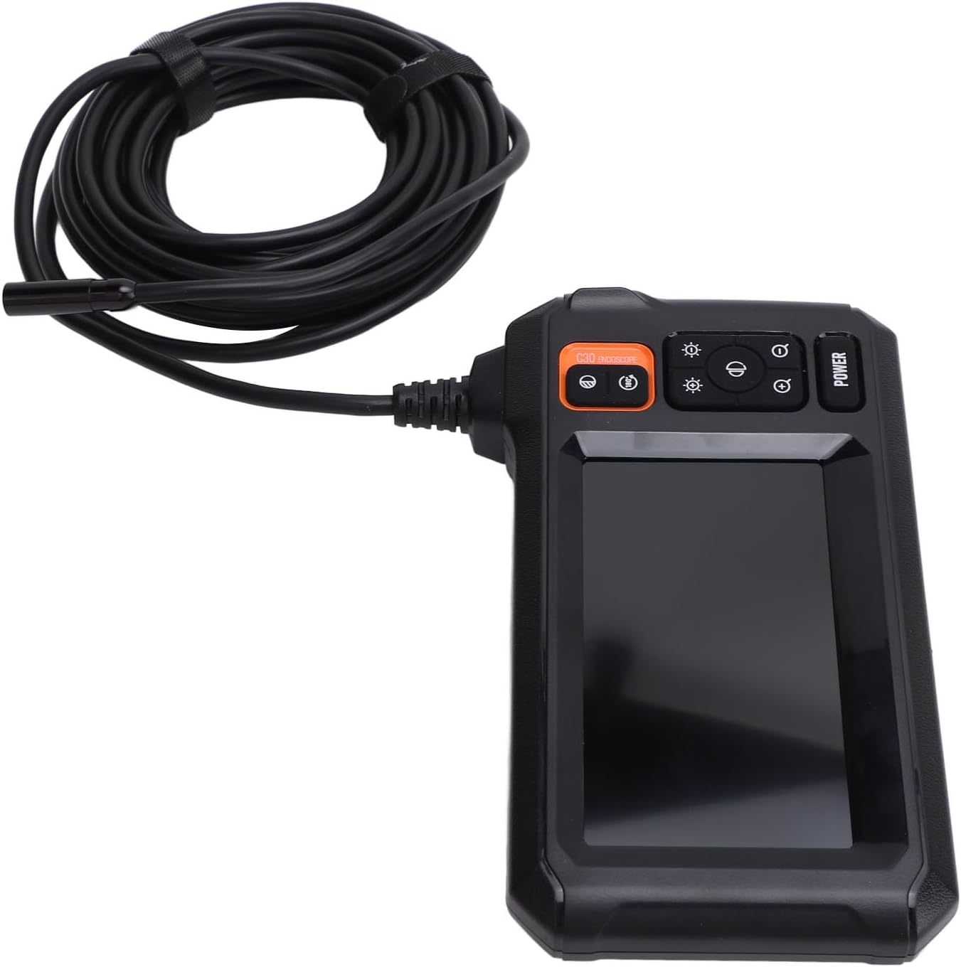 Cámara de inspección, endoscopio industrial IP67, cámara de inspección de tuberías con lente de 8 mm y pantalla de 4,3 pulgadas, boroscopio industrial con cable de 5 metros.