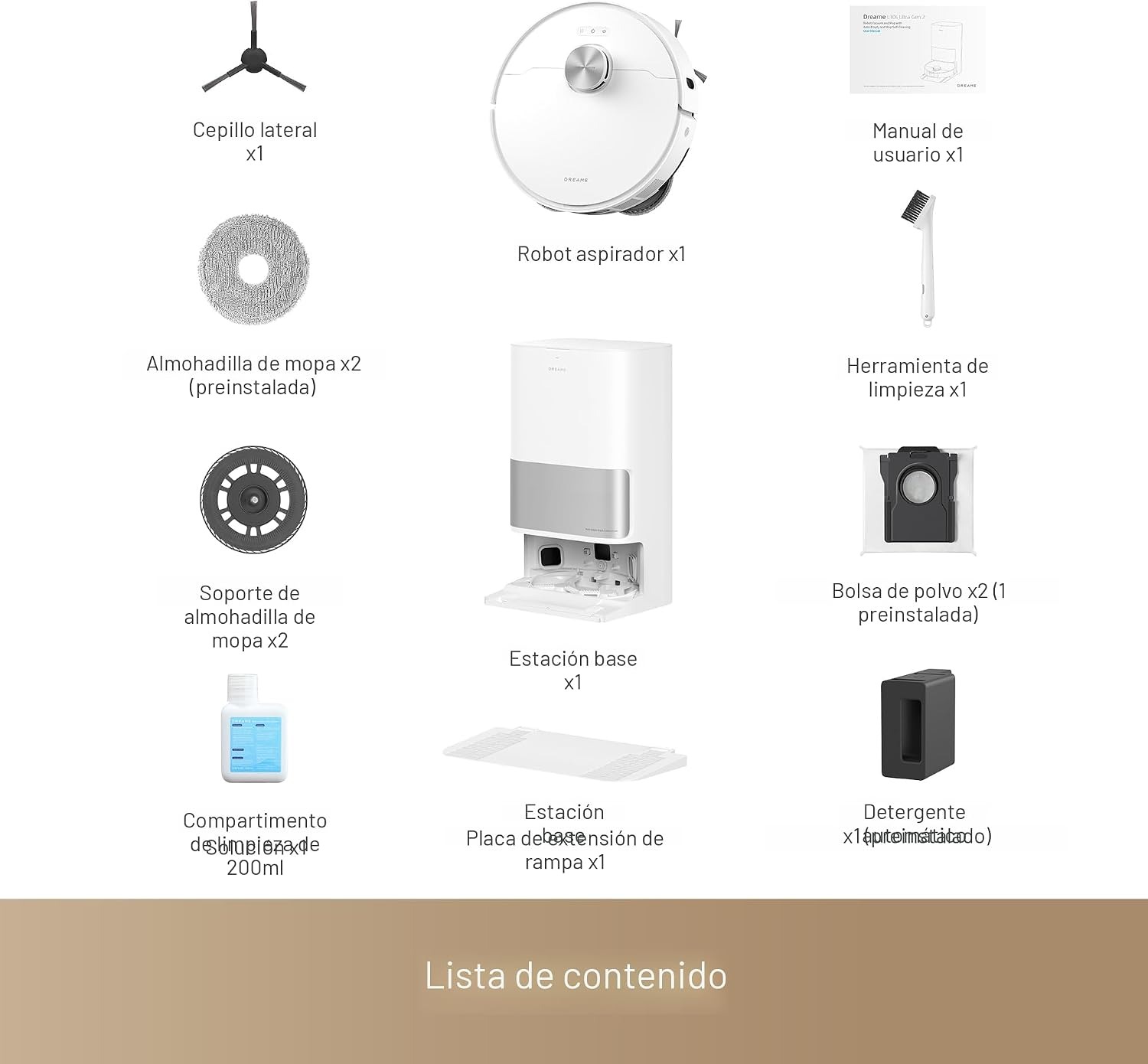 DREAME L10s Ultra Gen 2 Robot Aspirador y Fregona, succión de 10,000 Pa, tecnología MopExtend, estación base todo en uno, autovaciado de 75 días, fregona con autolavado y secado, prevención