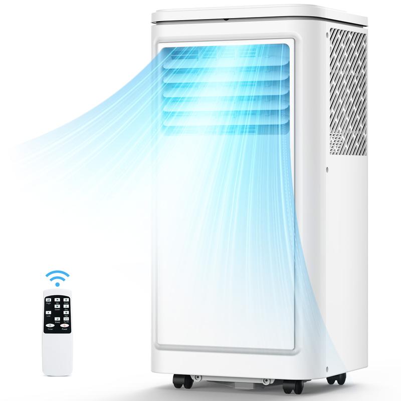 COWSAR 【SummerVibes】8000-10,000 BTU EasyCool Portable Air Conditioner- Cool up to 350 Sq. Ft. AC with Easy-to-Use Remote Control, Digital LED Display, 24H Timer,Sleep Mode and Complete Window Installation Kit, for Bedroom,Living Room,Home Office,Apartment